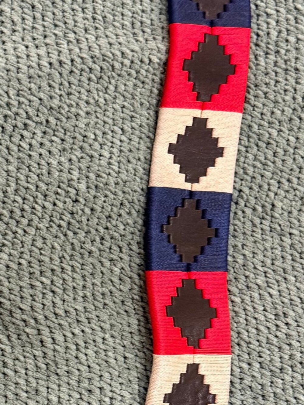 El Americano Polo Belt Mens Size 32 La Matera